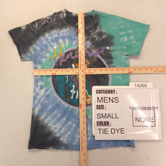 Jimi Hendrix Band Crew Neck Short Sleeve Graphic Shirt Mens Size Small S Tie Dye - Picture 5 of 9